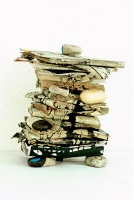 Installations de livres par Serg Gicquel